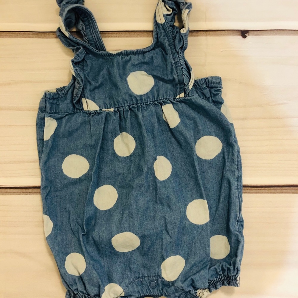 Carters polka dot romper